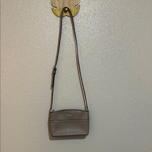 Kate Spade Elegant Taupe Crossbody Bag
